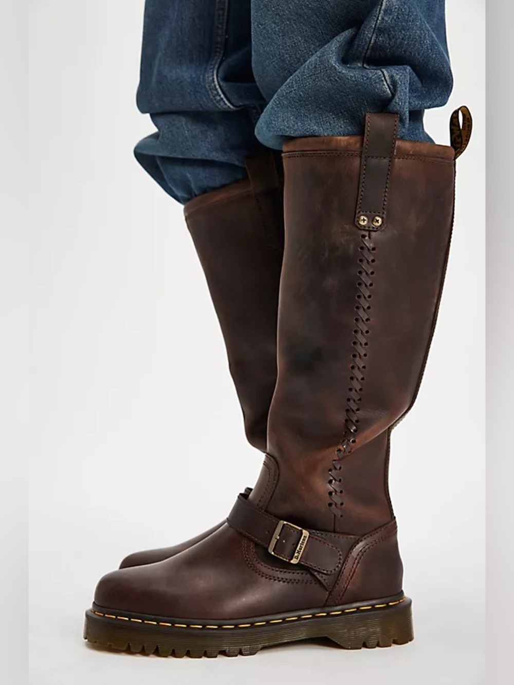 Free People Dr. Martens Anistone Knee-High Boots